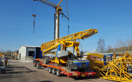 GAPO on low loader transport GAPO on low loader transport